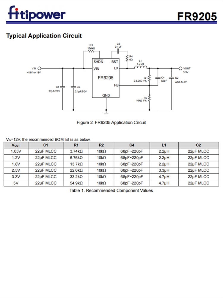 FR9205S6 SOT23-6 18V 2A同步降压IC DC/DC转换器 FCOT模式控制
