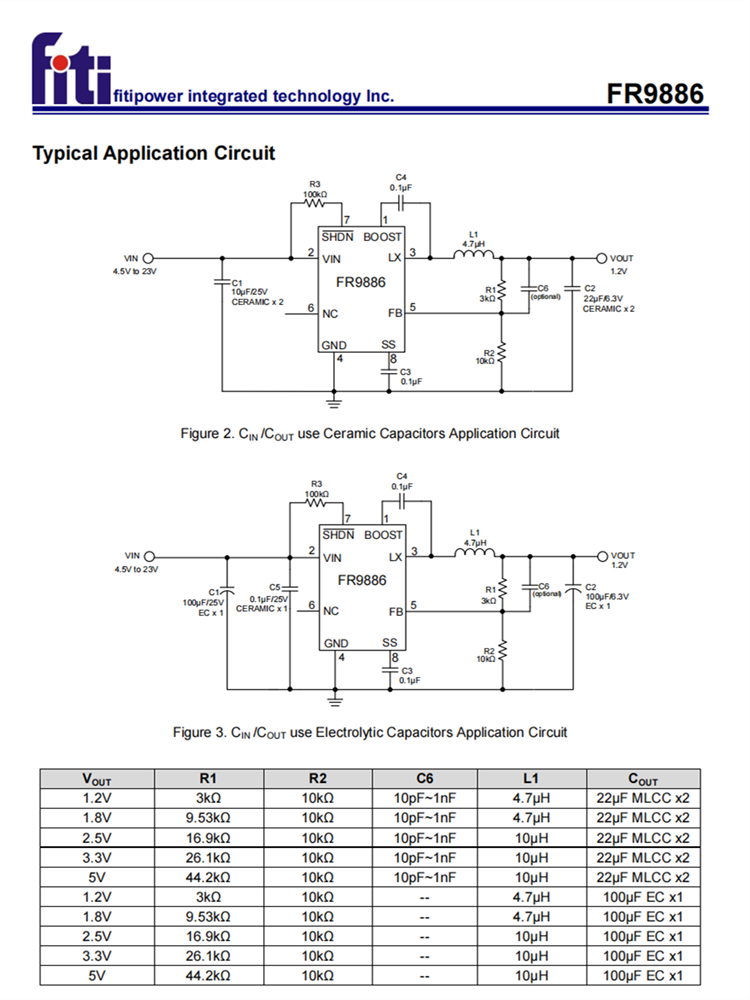 FR9886 SOP8 2.5A 23V DC/DC同步降压转换器 全新原装现货 代理商