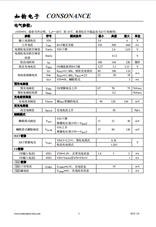 CN3130 可用太阳能板供电的纽扣电池充电管理芯片