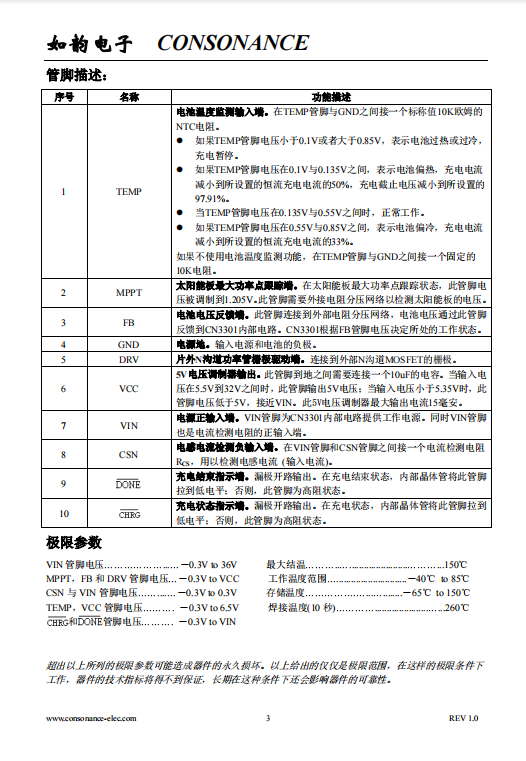 CN3301 PFM升压型多节电池充电管理集成电路
