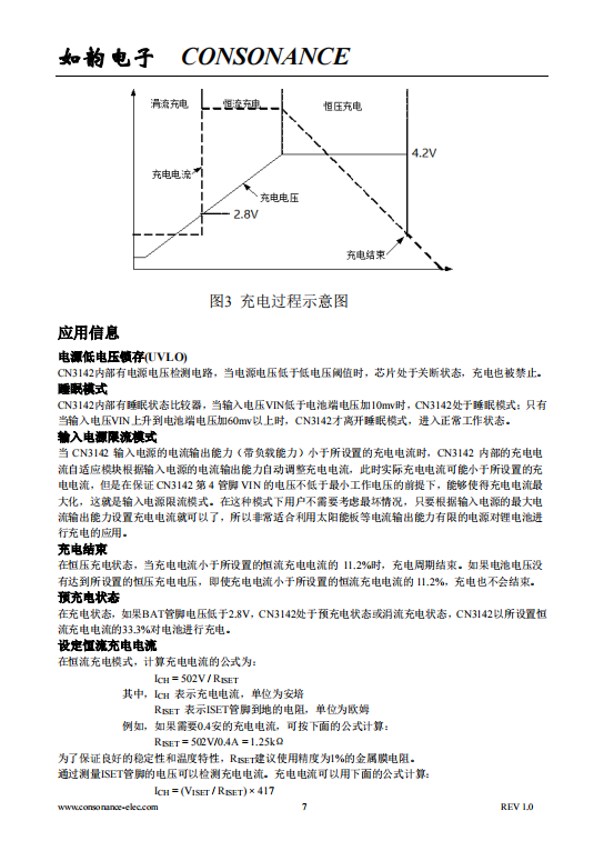 CN3142 400毫安可用太阳能供电的单节锂电池充电管理集成电路
