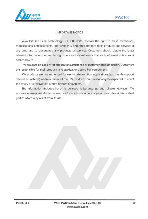 PW5100-3.0V 3.3V 5.0V 1.5A PFM同步升压DC-DC转换器芯片