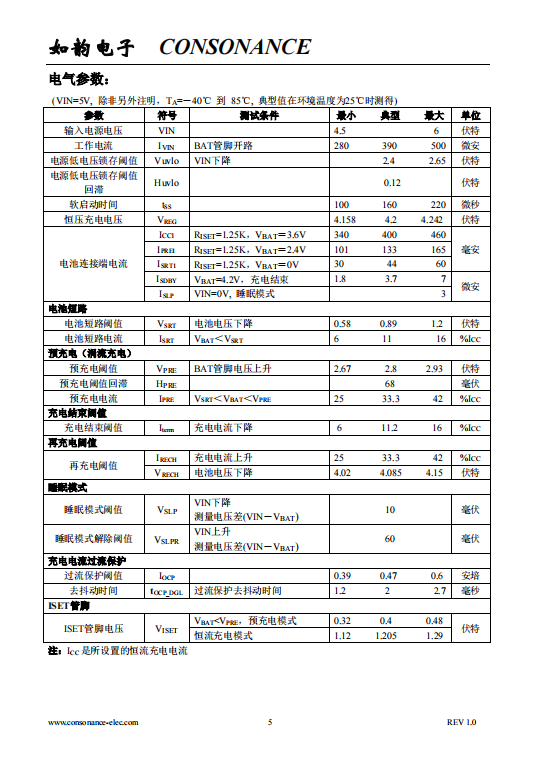 CN3140 400毫安可用太阳能供电的单节锂电池充电管理集成电路