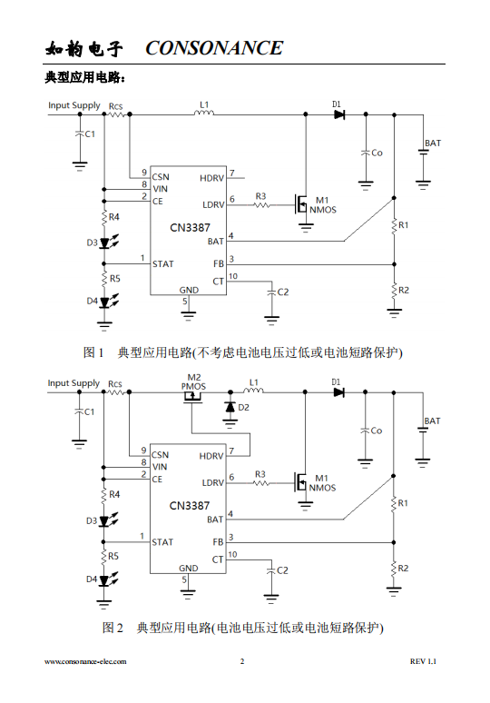 CN3387  PFM升压型多节镍氢电池充电控制集成电路